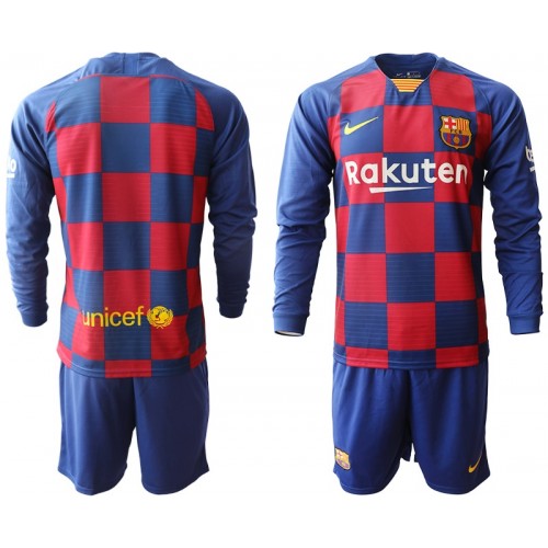 FC Barcelona Dres Dječji Domaći 2019/20 Dugim Rukavima FC Barcelona Dres Dječji Domaći 2019/20 Dugim Rukavima